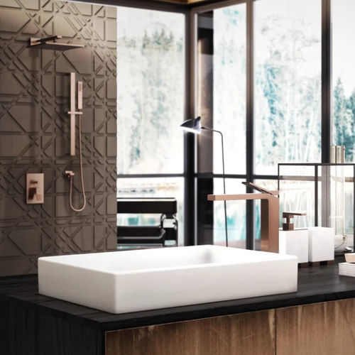 Mitigeur de vasque - RETTANGOLO K : 53004 - GESSI SPA - à poser / en métal / 1 trou