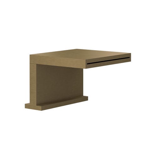 Pommeau de douche cascade - AREA PRO - GESSI SPA - encastré / carré / pour sanitaire