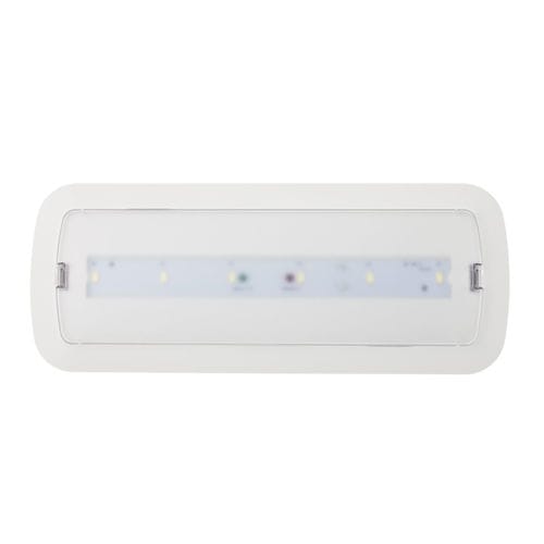 Éclairage de secours mural - XRUN - Arelux - rectangulaire / à LED / plastique ABS