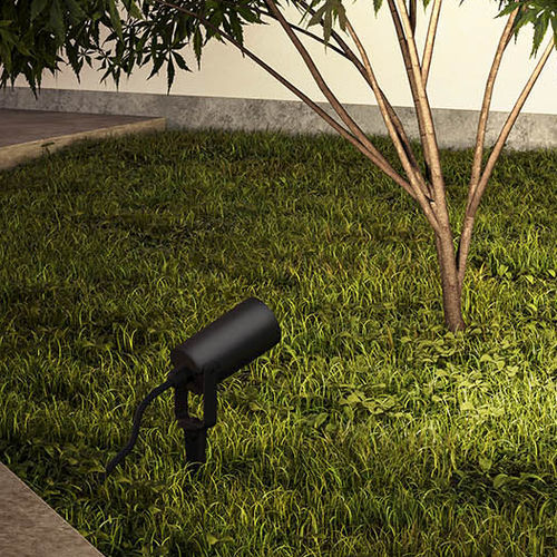 Spot de sol - TIP - Redo Group - sur piquet / à LED / cylindrique