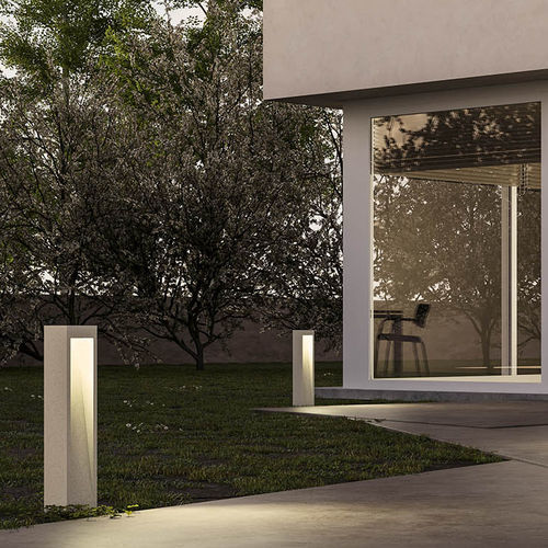 Borne d'éclairage de jardin - TOSS - Redo Group - contemporaine / en aluminium / en acier inoxydable