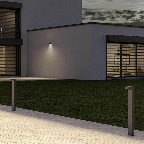 Borne d'éclairage de jardin - CAPE - Redo Group - contemporaine / en aluminium / en verre