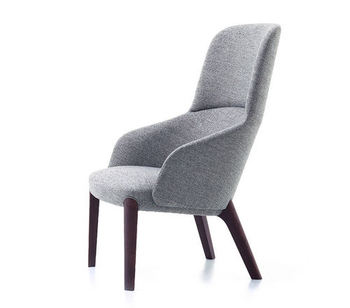 Fauteuil contemporain - BELLEVUE - Very Wood - en bois / bergère / avec dossier haut