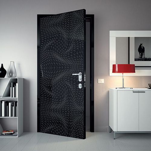 Porte d'intérieur - ESSENZIA - Di.Bi. Porte Blindate - en acier / battante / pleine