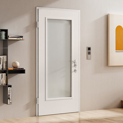 Porte vitrée - 883 - Di.Bi. Porte Blindate - d'entrée / en acier galvanisé / battante