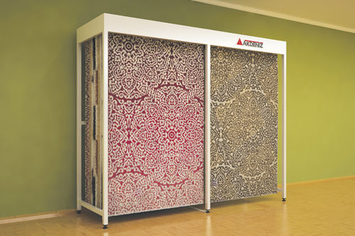 Présentoir à tapis en métal - IKILI - AKDENIZ Display Systems - pour commerce