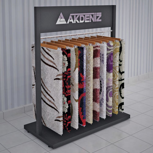 Présentoir à tapis en métal - AK 303 - AKDENIZ Display Systems - pour commerce