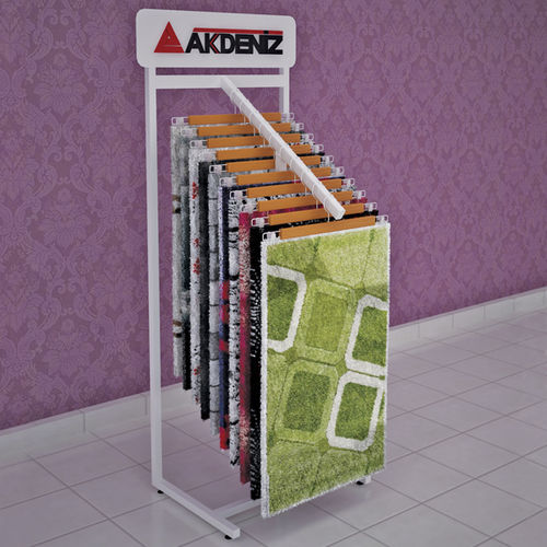 Présentoir à tapis en métal - AK 304 - AKDENIZ Display Systems - pour commerce