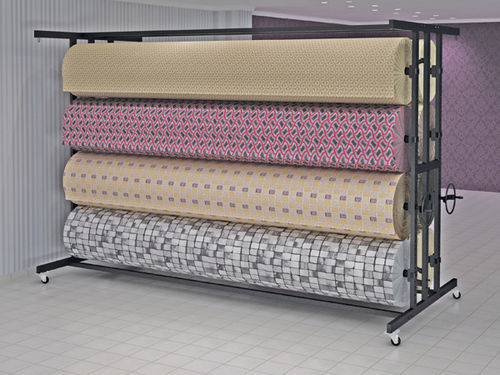 Présentoir à tapis en métal - RLS-13 - AKDENIZ Display Systems - pour commerce