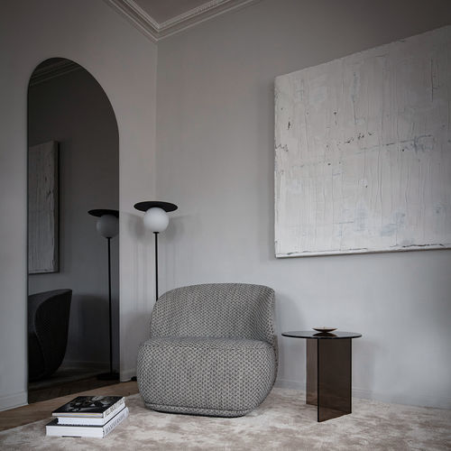 Miroir mural - ARC - Friends & Founders - contemporain / courbé / argenté