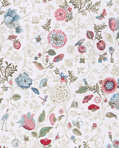 Papier peint contemporain - PIP STUDIO 4 - Eijffinger - en vinyle / à motif floral / à motif nature