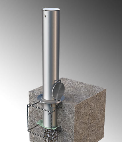 Borne de protection - IBR / SSR  - CALPIPE SECURITY BOLLARDS - amovible / en acier inoxydable / en acier au carbone