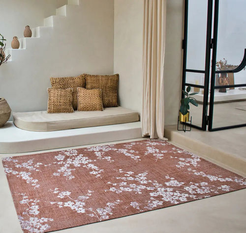 Tapis contemporain - COPPER PINK - Louis De Poortere - à fleurs / en polyester / en PES