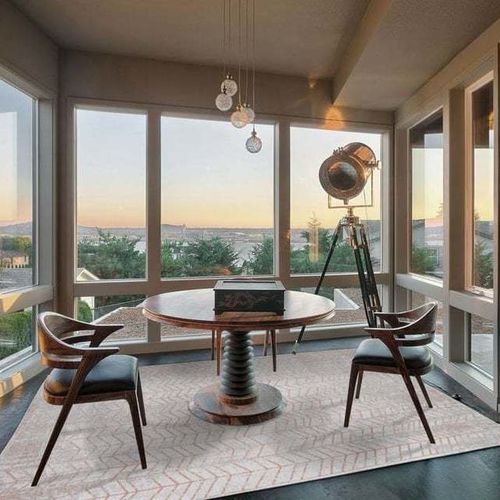 Tapis contemporain - MAD MEN - COPPERTONE 8951 - Louis De Poortere - géométrique / en polyester / en plastique recyclé