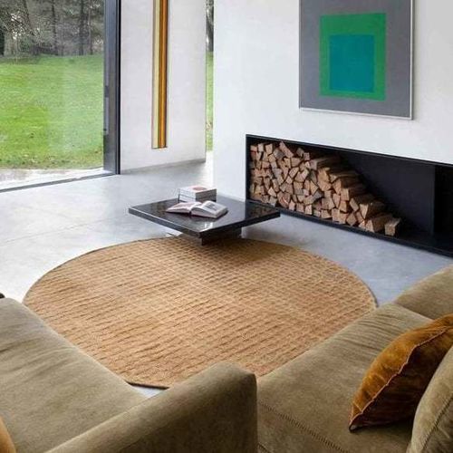 Tapis contemporain - TRAMMEL  - Louis De Poortere - uni / en polyester / en plastique recyclé