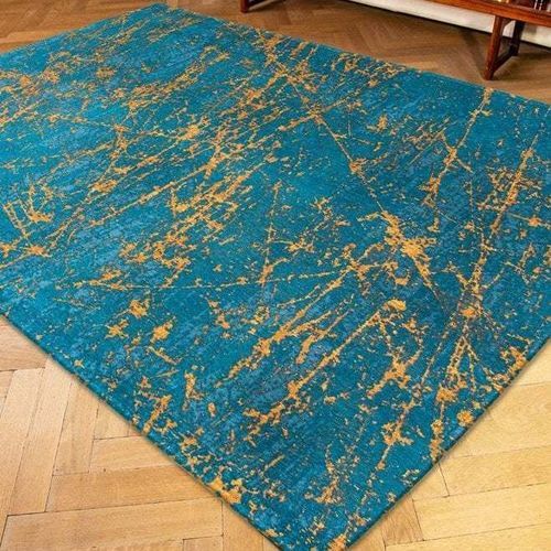 Moquette tissée - STELLAR - LIGHTNING TURQUOISE 9218 - Louis De Poortere - en polyester / en plastique / professionnelle
