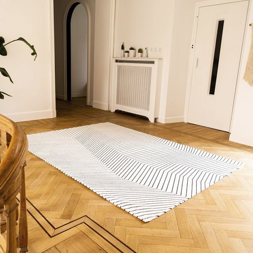 Tapis contemporain - SAN ANDREAS - Louis De Poortere - à motif géométrique / en polyester / en PET recyclé