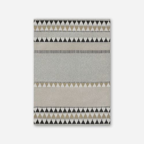 Tapis contemporain - CARBON 8765 - Louis De Poortere - géométrique / en carbone / rectangulaire
