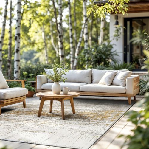 Tapis contemporain - COLUMBUS - Louis De Poortere - motif abstrait / en polyester / en PET recyclé
