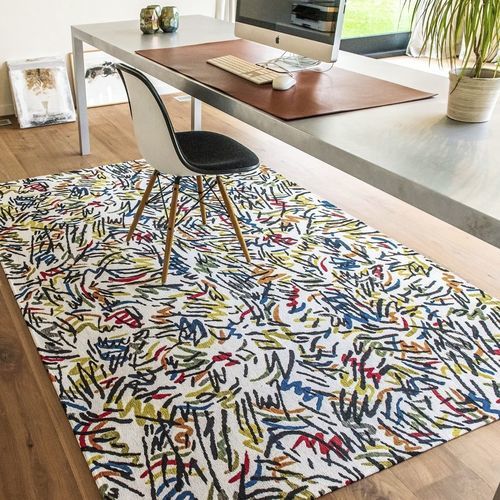Tapis contemporain - STREET GRAPH 9144 - Louis De Poortere - tableau de maître / en polyester / rond