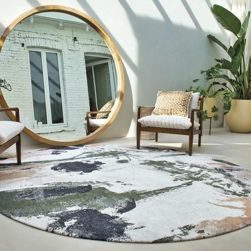Tapis contemporain - INDIAN RICE 9393 - Louis De Poortere - à motif / en polyester / rectangulaire