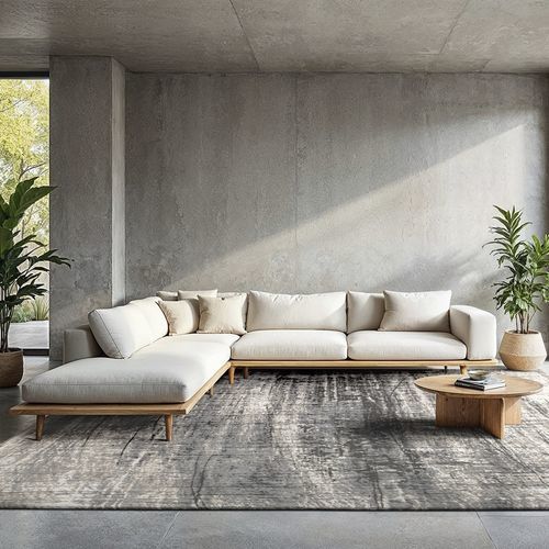 Tapis en plastique recyclé - JERSEY STONE 8420 - Louis De Poortere - en PES / en polyester / en PET recyclé