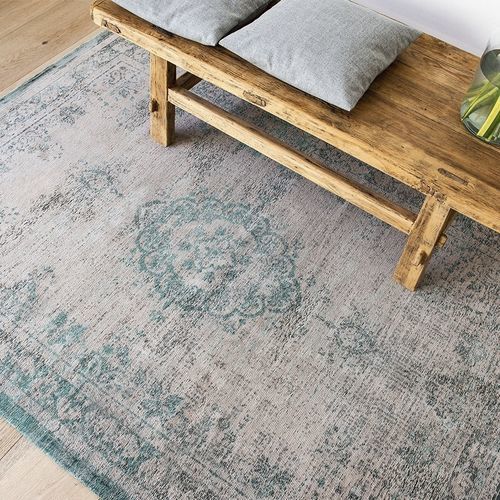 Tapis vintage - JADE OYSTER 8259 - Louis De Poortere - à motif / multicolore / en polyester