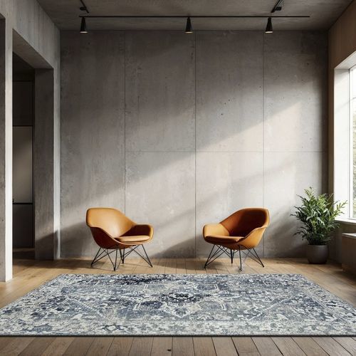 Tapis oriental - ATLANTIDE 9646 - Louis De Poortere - uni / en polyester / en PET recyclé