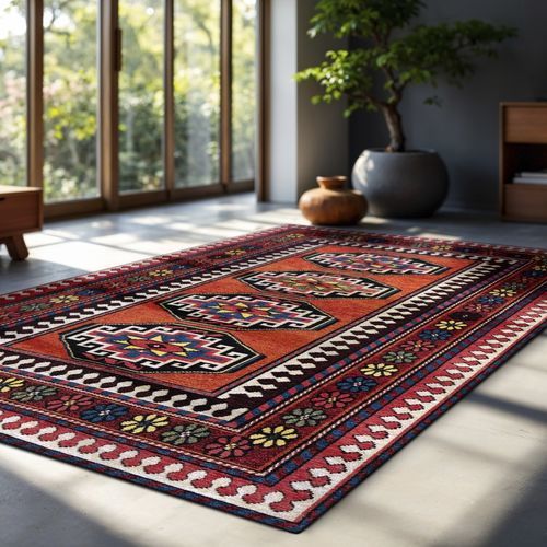 Moquette tissée - ANTALIA - RED MIX 9844 - Louis De Poortere - synthétique / en polyester / professionnelle