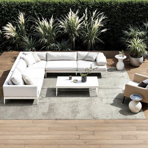 Tapis contemporain - SOL - ALBATRE 9735 - Louis De Poortere - uni / en polyester / en PET recyclé