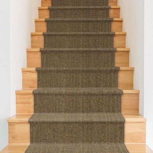 Tapis contemporain - BOUCLÉ  - Tasibel - uni / en sisal / rectangulaire