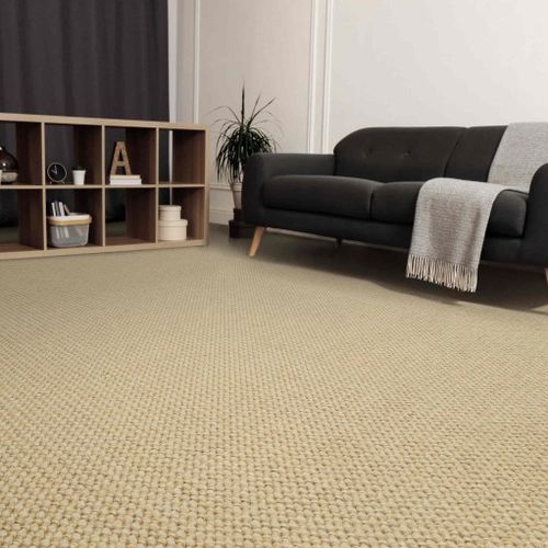 Moquette bouclée - MOKO - Tasibel - tissée / en laine / en sisal