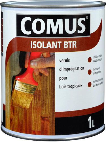 Vernis d'imprégnation à froid - B.T.R  - Comus - isolant / pour bois / satiné
