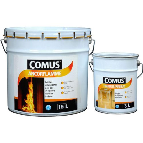Peinture pour incendie - ANCORFLAMME & FINIBOIS - Comus - isolante thermique / d'extérieur / intérieure