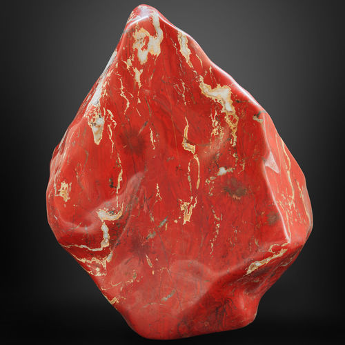 Sculpture en pierre naturelle - GUIDERO_RED_JASPER_GEMSTONE_RSJ16_294kg - GUIDERO Holland BV