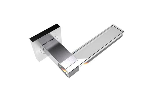 Poignée pour porte en verre - MARQUEE R SS SATIN - GUIDERO Holland BV - en cristal / contemporaine