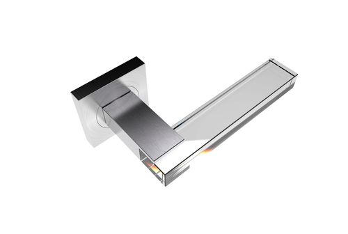 Poignée pour porte en verre - STUDIO R SS SATIN - GUIDERO Holland BV - en cristal / contemporaine