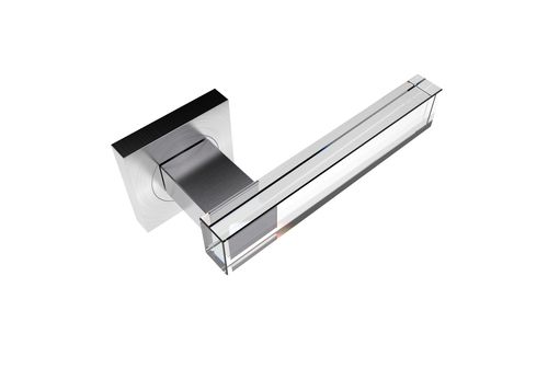 Poignée pour porte en verre - VERSUZ R SS SATIN - GUIDERO Holland BV - en cristal / contemporaine