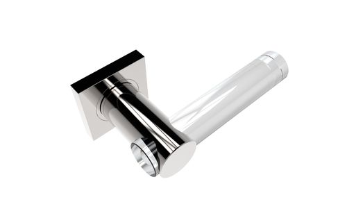 Poignée pour porte en verre - NOA R SS SATIN - GUIDERO Holland BV - en cristal / contemporaine