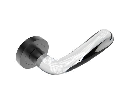 Poignée pour porte en verre - ARMA R SS SATIN - GUIDERO Holland BV - en cristal / contemporaine