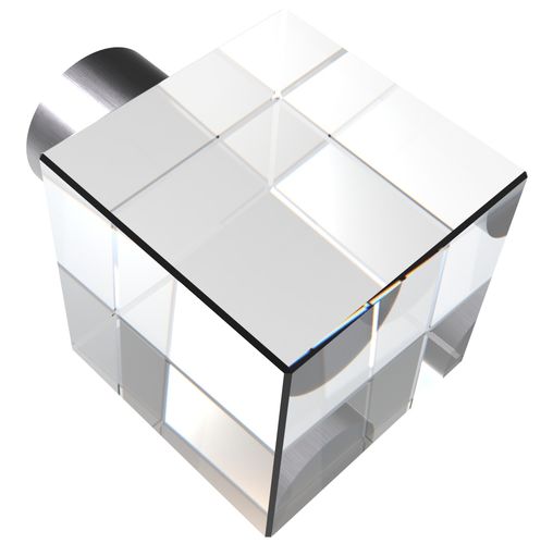 Bouton de porte contemporain - GUIDERO_CRYSTAL-FURNITURE_KNOB_PULL_SQUARE - GUIDERO Holland BV - en cristal