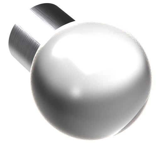 Bouton de porte contemporain - GUIDERO_CRYSTAL-FURNITURE_KNOB_GLOBE_SPHERE - GUIDERO Holland BV - en cristal