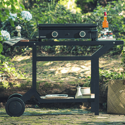 Chariot pour plancha - TRA  - Forge Adour - professionnel / de jardin / en acier