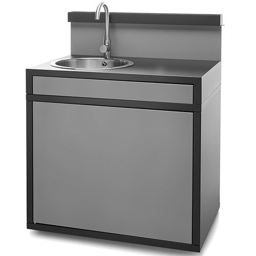 Meuble évier en acier - SEAF - Forge Adour - pour jardin / résidentiel