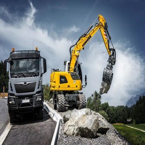 Pelle à roues - A 914 LITRONIC - Liebherr  - à rayon arrière court / à petit rayon de braquage / compacte