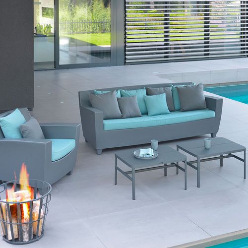 Canapé contemporain - COOPER - Max Luuk - de jardin / multicolore / en polyéthylène