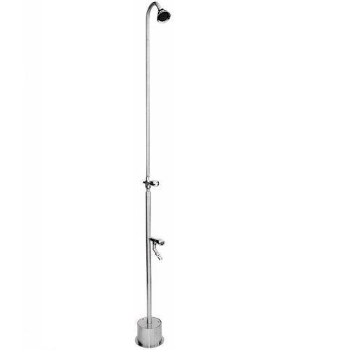 Colonne de douche d'extérieur - BS-1200-ADA - Outdoor Shower Company - en inox / finition chrome / murale