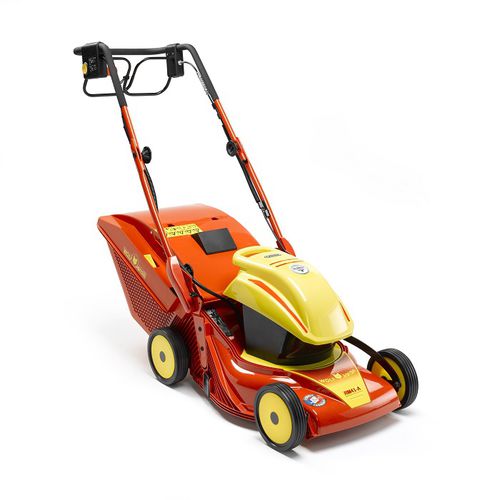 Tondeuse à gazon à conducteur marchant - RM41A - OUTILS WOLF - électrique / ramasseuse / pour les terrains en pente