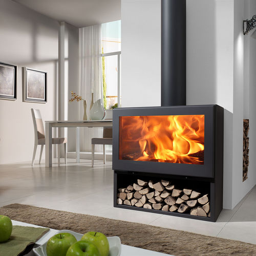 Poêle à bois - FENIX - Panadero - 5 kW - 10 kW / multicombustible / à poser
