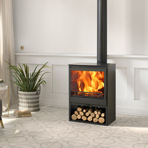 Poêle à bois - SAPHIR - Panadero - 5 kW - 10 kW / multicombustible / à poser